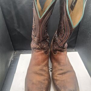 Anderson Bean Brown and Blue Men's Boots